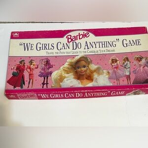 Vintage 1991 Mattel Board Game Barbie "We Girls Can Do Anything" - Complete